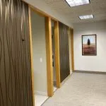 hallway to exam rooms
