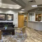reception desk at {PRACTICE_NAME}